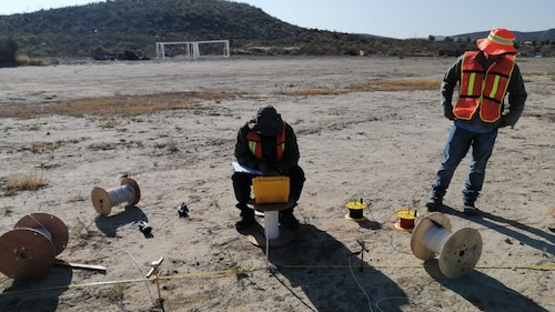 sondeo para pozos de agua
